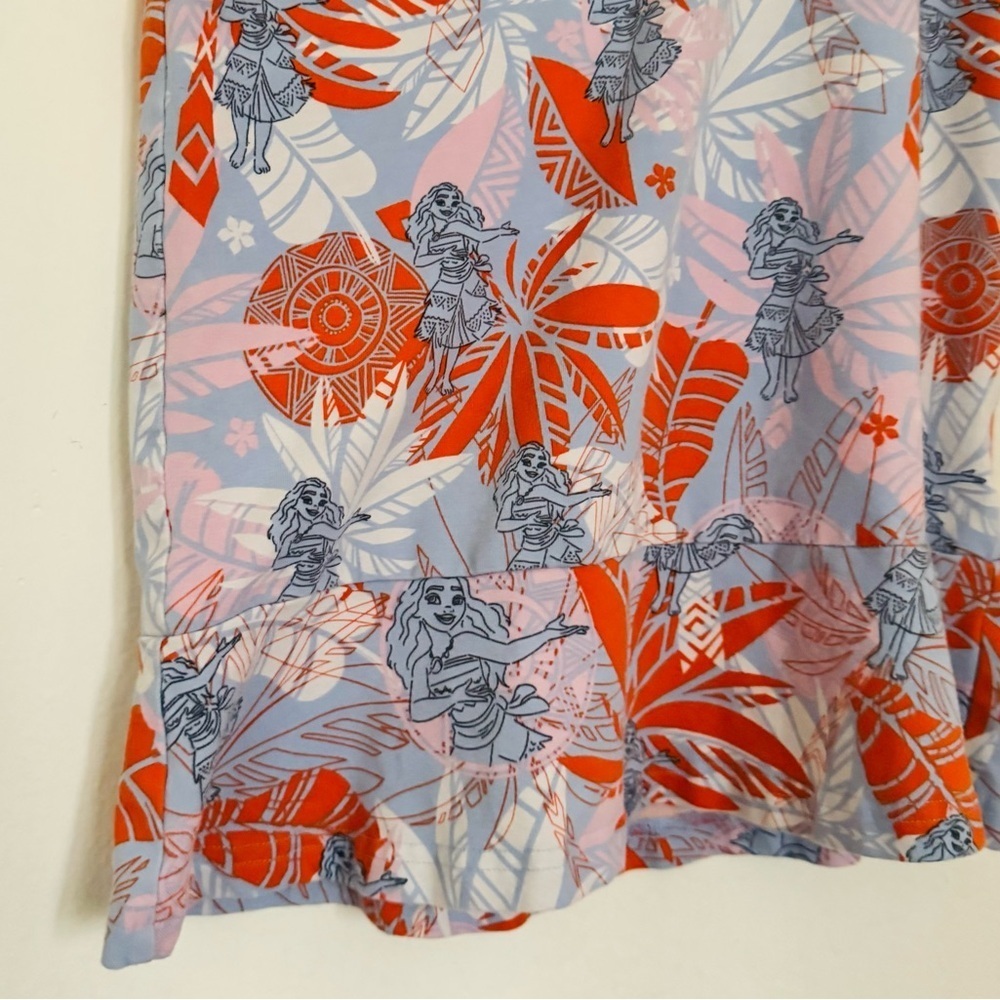 Adidas x Disney Moana Girls T Shirt Dress - Picture 7 of 9